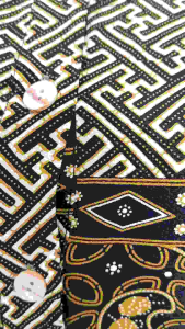 Daster Longdress Batik Kencana Ungu Label Hijau Asli Lengan Panjang Adem Murah Support Busui