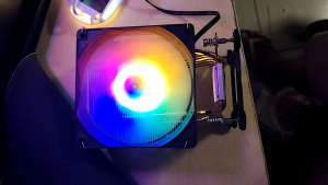 RGB LED Cooling Fan with Adjustable Speed and Quiet Operation for PC Cases