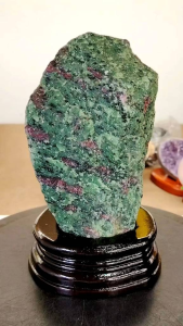 Natural Tanzania High Grade Ruby Zoisite(Anyolite) Rough Ornament RBZ02