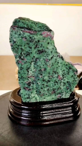 Natural Tanzania High Grade Ruby Zoisite(Anyolite) Rough Ornament RBZ03