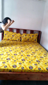 TRENDING NO GUSOT BEDSHEET FREE POUCH FULLY GARYERIZED WITH 2 PILLOW CASE