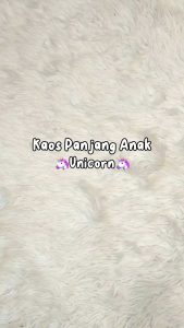 baju Kaos lengan panjang Anak Perempuan Motif Unicorn