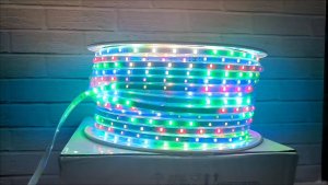 HARGA 1ROLL 100M LAMPU SELANG LED STRIP RGB WARNA WARNI 2835 48L/M 8MM