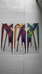 STIKER STRIPING LIS LES BODY YAMAHA RX SPESIAL 1997 HITAM MERAH