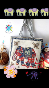 Thailand Famous Shoulder Bags With Various Elephant Designs Available