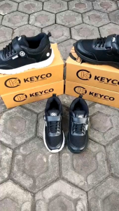 Sepatu Anak Sekolah Sneaker Zeronite Size 33-37 Velcro Combine Tali