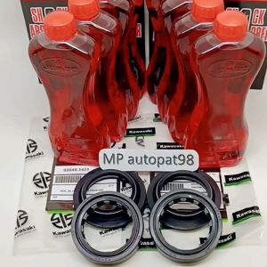 PAKET 3ITEM SEAL SHOCK SEAL TUTUP ABU NINJA 250 FI NINJA 250 KARBU NINJA 250 INJEKSI ORI