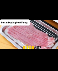 Mesin Pemotong Daging Elektrik Otomatis Pengiris Pencacah Cincang Meat Slicer