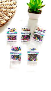 Jarum Pentul Hijab Anti Karat Warna-Warni Isi 100pcs