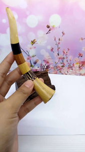 empu craft once pipa klokotan kayu cendana wangi model terompet A491