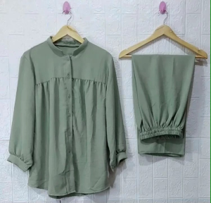 ONE SET RAYON CRINKLE AIRFLOW PREMIUM SETELAN RAYON CRINKLE