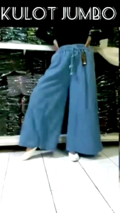 Kualitas Tinggi Kulot Jeans Jumbo: Cocok untuk COD & Desain Mayung
