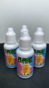 FLUCAT Anti Flu dan Pilek OBAT FLU KUCING - FLU CAT DROP 30ML ORIGINAL - CEGAH PILEK INGUS RADANG HIDUNG MATA PADA KUCING KITTEN PUSSY FLUCAT AMAN SEHAT PET ANIMAL HEALTHCARE AND VETERINARY TAMASINDO OBAT KESEHATAN DAN VITAMIN TERNAK HEWAN BINATANG