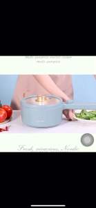 多功能电煮锅家用煎炒一体锅学生宿舍小功率电热炒锅不粘锅电火锅