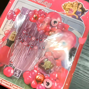 68Pc Barbie Party Decorations for Girls Happy Birthday Pack Sets Decor DIY Pink Barbie Birthday Packages sold by QJBalloon