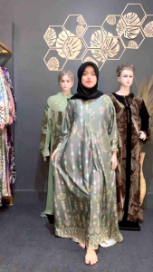 Fashion Muslim | Gamis Etnik Maxy Dress Bahan Hyget Tumpal Premium Busui Friendly Termurah