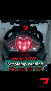 stoplamp running Mio soul GT 115 8 mode otomatis ganti