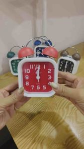 Đồng Hồ Báo Thức Chuông Lớn – Thiết Kế Vuông Hiện Đại Dễ Dàng Đánh Thức Ngủ Say