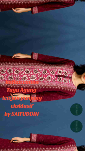 KAFTAN KELAWAR BATIK TUGU AGUNG TANGAN PANJANG PEMBORONG & PERUNCIT