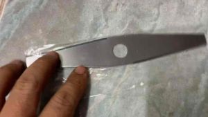 ใบตัดหญ้า รู16mm คม2ด้าน เหล็กแข็งพิเศษ DIYใส่หินเจียได้