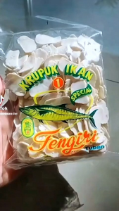 Kerupuk Ikan Tengiri Guci Toak Asli Tuban Jawa Timur Paling Enak