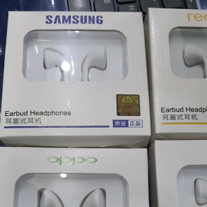 Handsfree headset earphone + mic VIVO OPPO SAMSUNG XIAOMI REALME mh 133 jack 3.5 inch