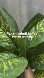 Pohon Keladi Jumbo Artificial Tanpa Pot: Dekorasi Interior yang Menakjubkan