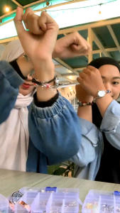 JAM TANGAN BEADS | Watch Bracelet | Jam manik kaca jombang model rantai