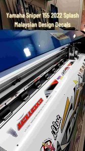YAMAHA SNIPER 155 2022 SPLASH DESIGN MALAYSIAN CONCEPT DECALS (WATERPROOF LAMINATED FADE PROOF)