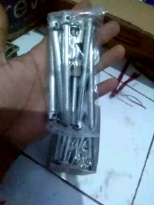 Promo Baut Dipan Warna Putih & Hitam Merk Kzk Harga Per Pak