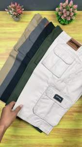 Celana Cargo Pendek Pria Dewasa PDL Model Saku Kimpul