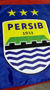 Bendera Persib Persib 90x60 Bendera Tangan 22x15 Kualitas Terbaik Poliester Peles Grede A