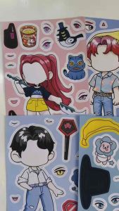 Set 8in1 sticker Kpop Demon Hunter 😈