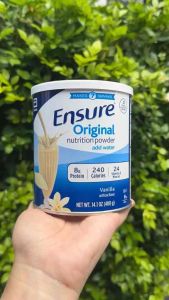 [HCM]Sữa bột ensure Mỹ hương vanilla hộp 850g dành cho người cao tuổi người suy nhược cơ thể