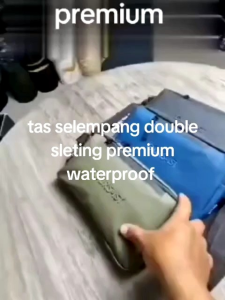 Tas Selempang DOUBLE SLETING PREMIUM WATERPROOF MULTIFUNGSI Hand Bag Sling Bag Pouch Bag Hanging Bag - Organizer Card Pocket Tas Selempang HP Dompet Waterproof PREMIUM