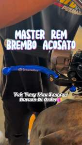 Master Rem Handle Kopling Brembo Model Accossato Single Tabung Smoke Set Kanan Kiri Universal All Motor