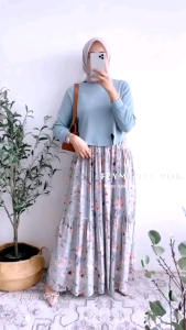 Alesha FEYMI SETROK TERBARU //SETELAN ROK KNIT VIRAL TERLARIS