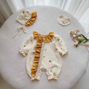 (3-12kg) Body Xô Thỏ NHÍM XÙ KIDS Cho Bé Gái Sơ Sinh Đầy Tháng Thôi Nôi Sinh Nhật Chất Xô Muslin B129