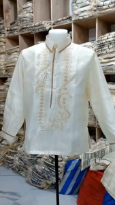 barong tagalog for men with lining computerize embro.-random design