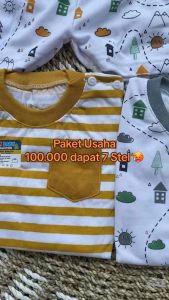 7 STEL PAKET USAHA STELAN 3-18 BULAN SETELAN BAJU BAYI