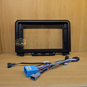 Suzuki Jimmy ~ 1 chiếc dưỡng gắn màn hình androi 9inch cho dòng xe SUZUKI JIMMY kèm bộ dây giắc chuyển cắm zin cho xe ( Bum_car_audio)