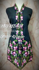 New Kebaya Encim Betawi Bordir / Kebaya Kartini Bordir / Kebaya Encim Modern / Seragaman Kebaya Encim