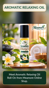 Aromatic Relaxing Oil Roll-On Natural 10ml Soothing Calming Refreshing