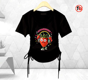 Desain Serutan Anak Kekinian: Crop Top Strawberry Model & Lengan Pendek Fleksibel