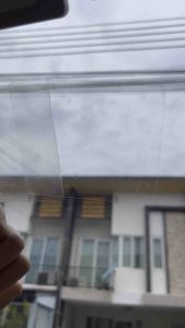 แผ่นสูญญากาศ ป้องกันกาวสองหน้าทำลายฟิล์มกระจกรถยนต์ ใช้ติดกระจกรถ