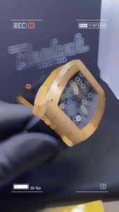 Berlink BK5025 Men’s Quartz Watch 41mm |Skeleton Dial | Rubber Strap | 5ATM Water Resistant | 5 Years Warranty