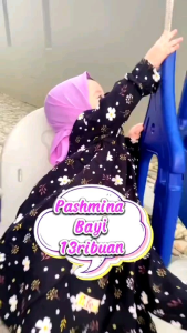 Jilbab / Hijab Pasmina Bayi Instan Jersey - Hijab Baby - Kerudung Bayi Perempuan Lucu Jilbab Bayi
