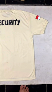 Kaos Security Satpam Krem Terbaru
