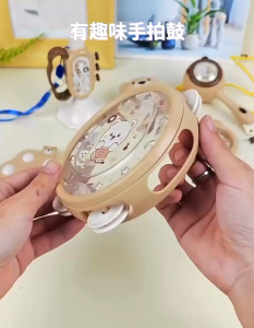 MAINAN MUSIK INSTRUMENT DRUM RATTLE / MAINAN TEETHER SHAKER BELL / MAINAN EDUKASI ANAK MAINAN MELATIH MOTORIK ANAK / MAINAN PELUIT MAINAN TEROMPET MAINAN TAMBORINE MAINAN MARACAS / MAINAN BAYI KERINCINGAN RATTLE
