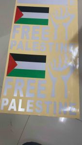 Stiker Free Palestina & Save Palestina: Desain Politik dan Aksi Solidaritas
